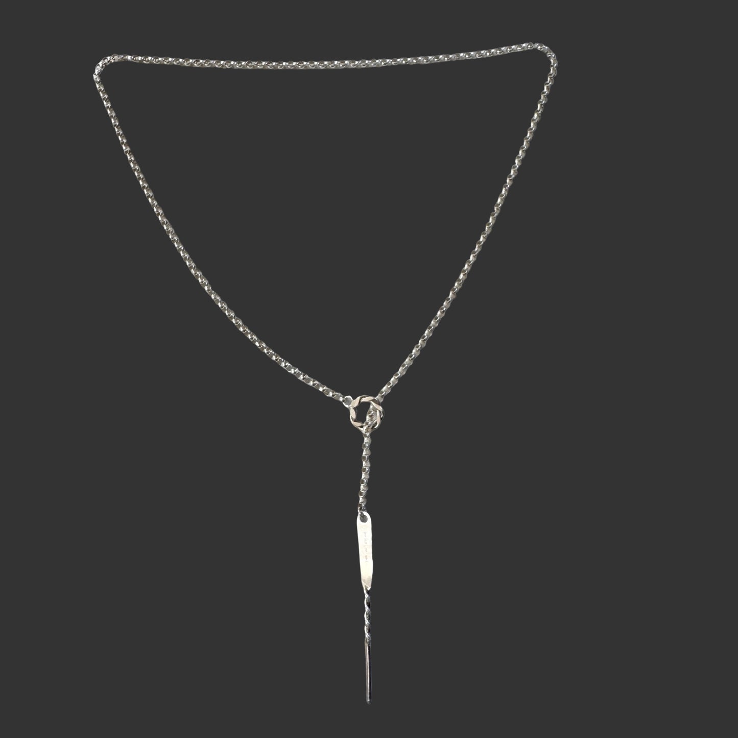 Skånesilver, Sweden 1978. VIntage 90cm Traditional Costume Chain in Sterling Silver.