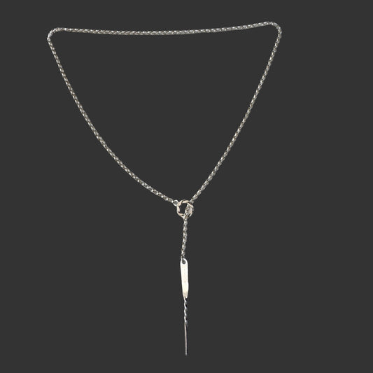 Skånesilver, Sweden 1978. VIntage 90cm Traditional Costume Chain in Sterling Silver.