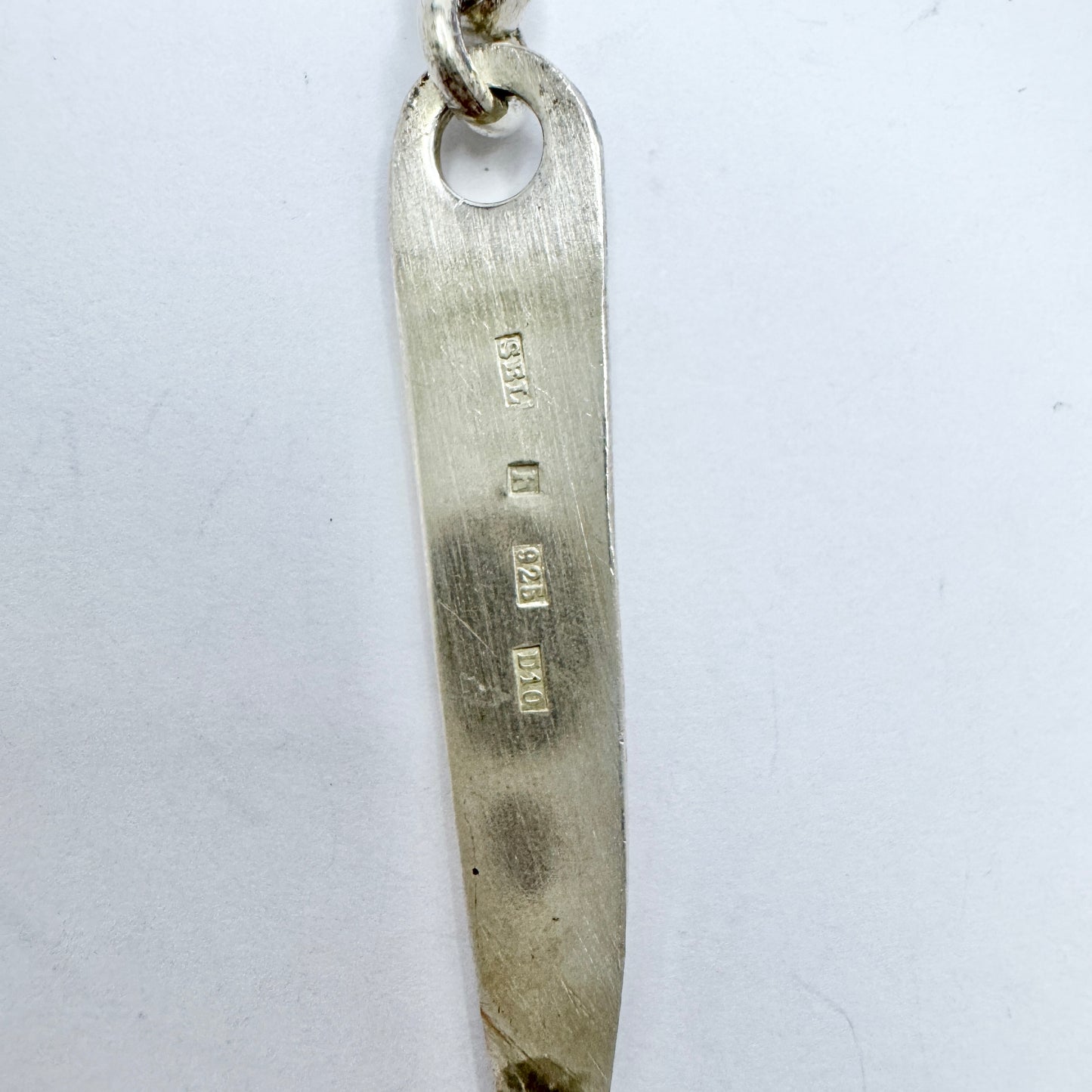 Skånesilver, Sweden 1978. VIntage 90cm Traditional Costume Chain in Sterling Silver.