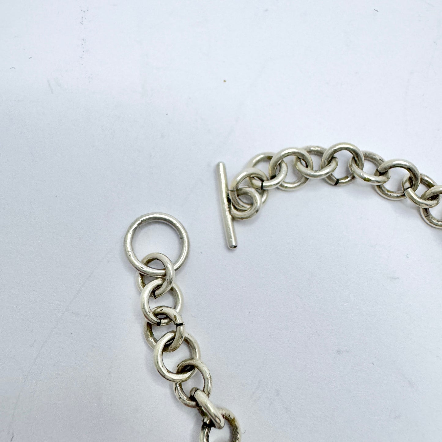 Kultakeskus, Finland 1943. Rare WW2 Era Solid Silver Pendant Necklace.