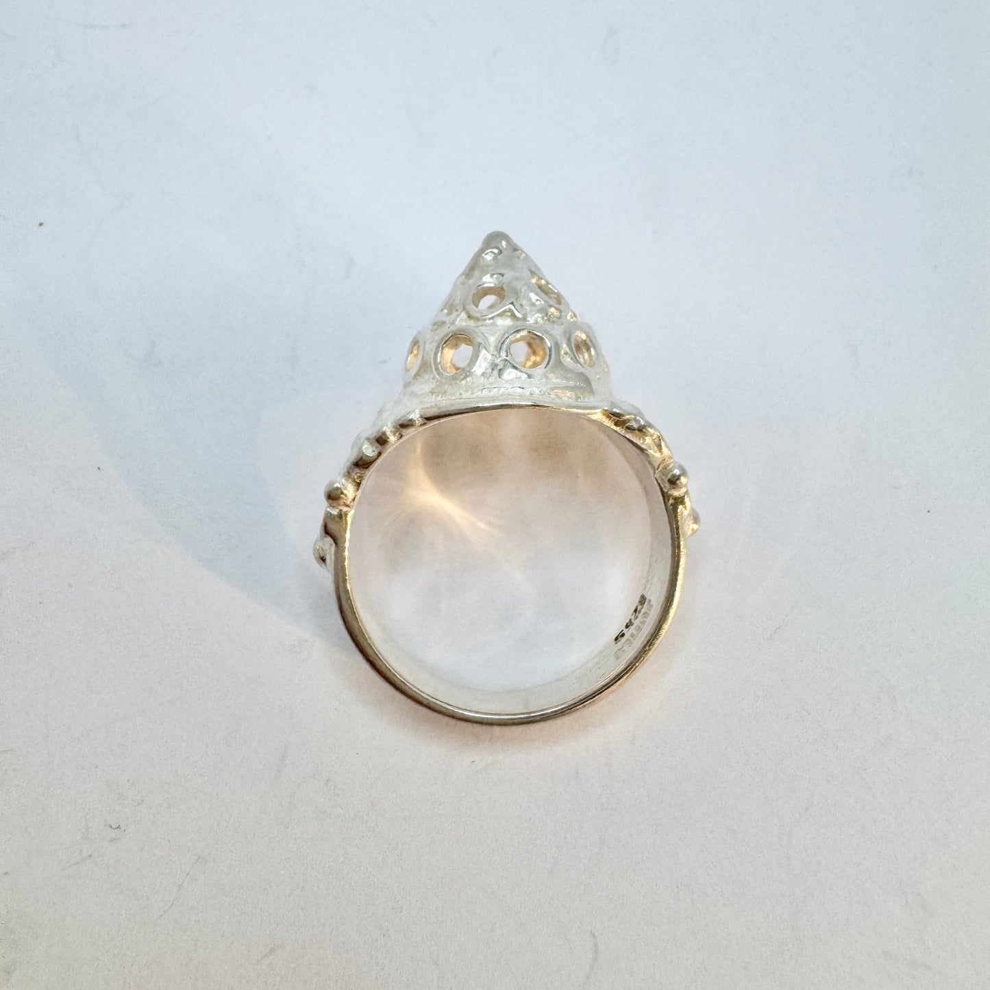 Juhls Kautokeino, Norway Vintage Sterling Silver Ring. Boxed