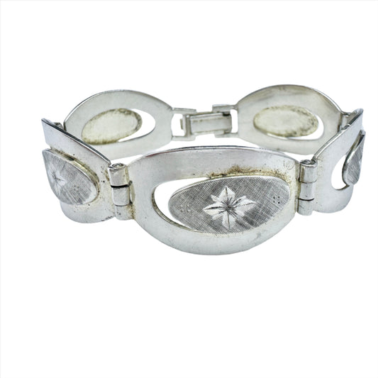 Sweden c 1950s. Vintage Solid Silver Bracelet.