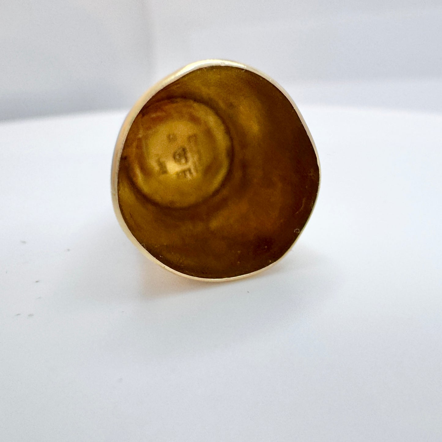 G Dahlgren, Sweden 1884. Antique Victorian 18k Gold Thimble