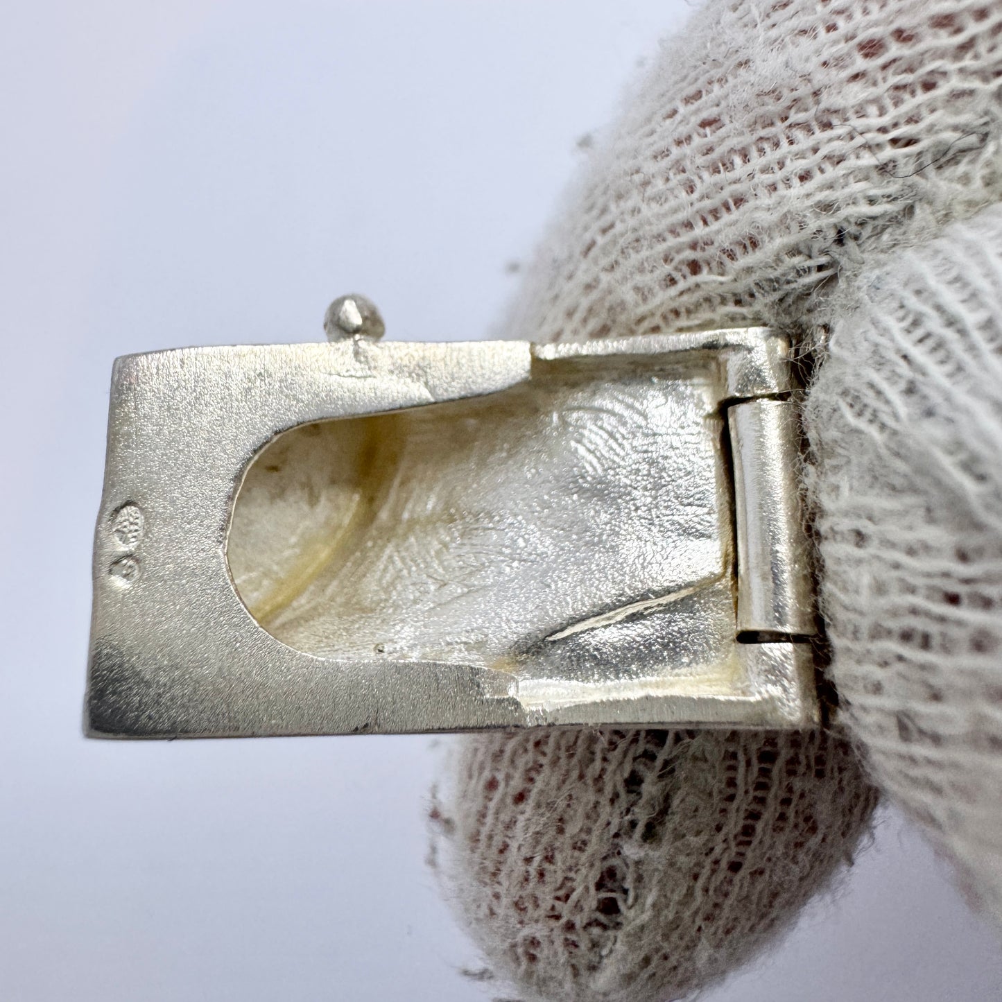 Matti J Hyvarinen, Finland. Vintage Sterling Silver Link Bracelet.