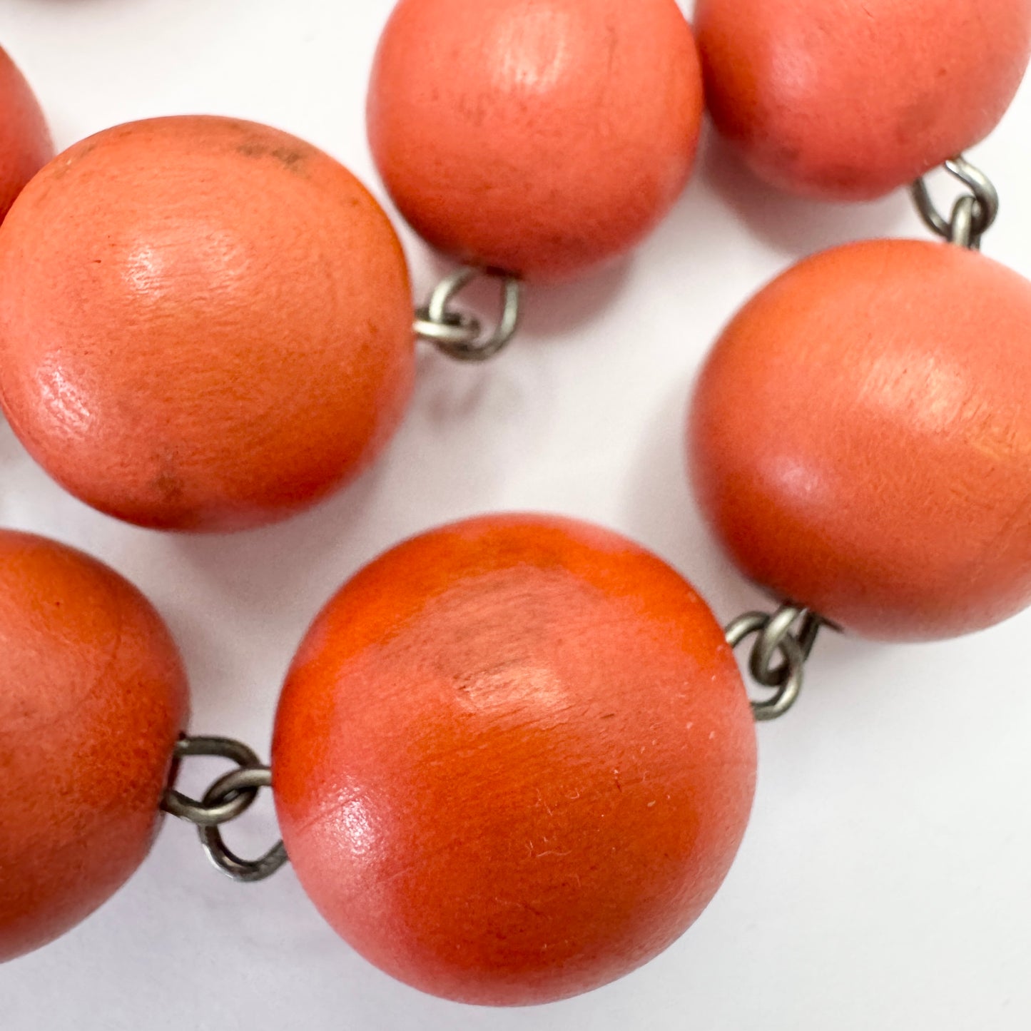 Finland ca 1970s. Large Wood Necklace.
