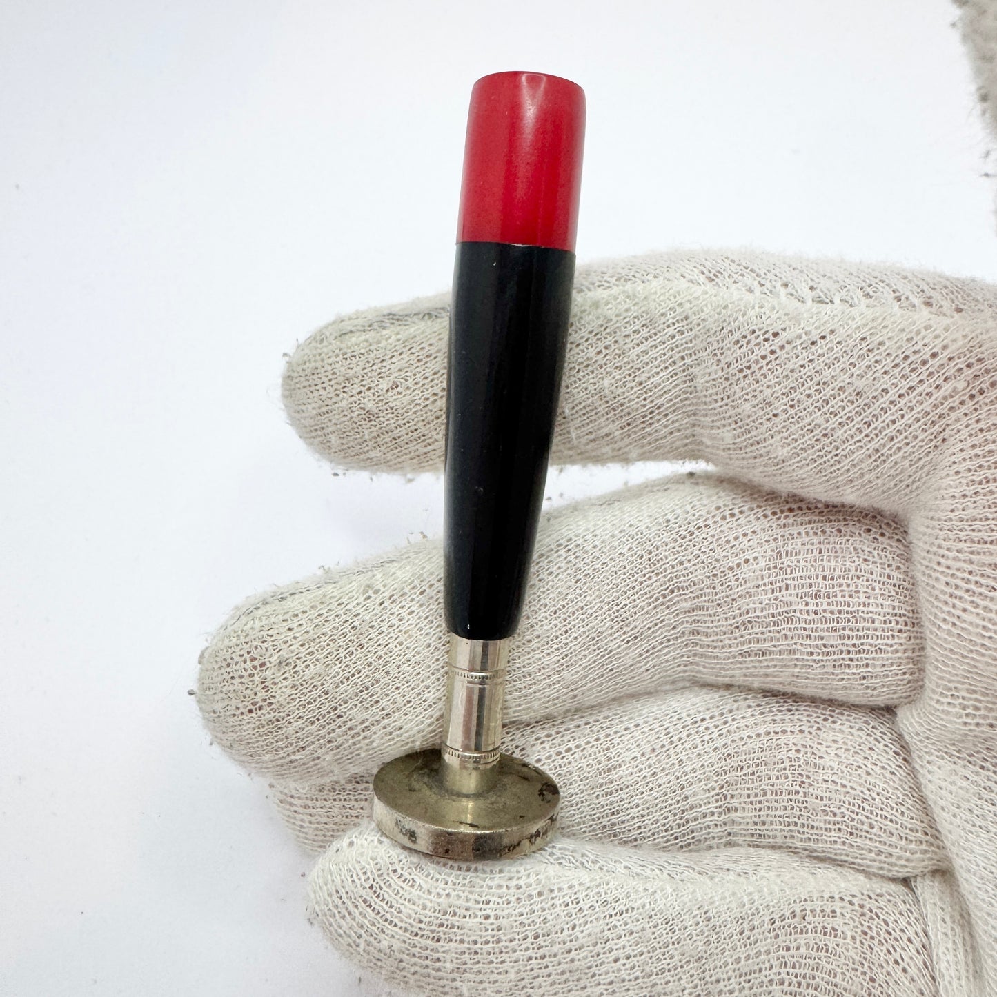 Vintage c 1930s Bakelite Wax Seal Stamp "GA"