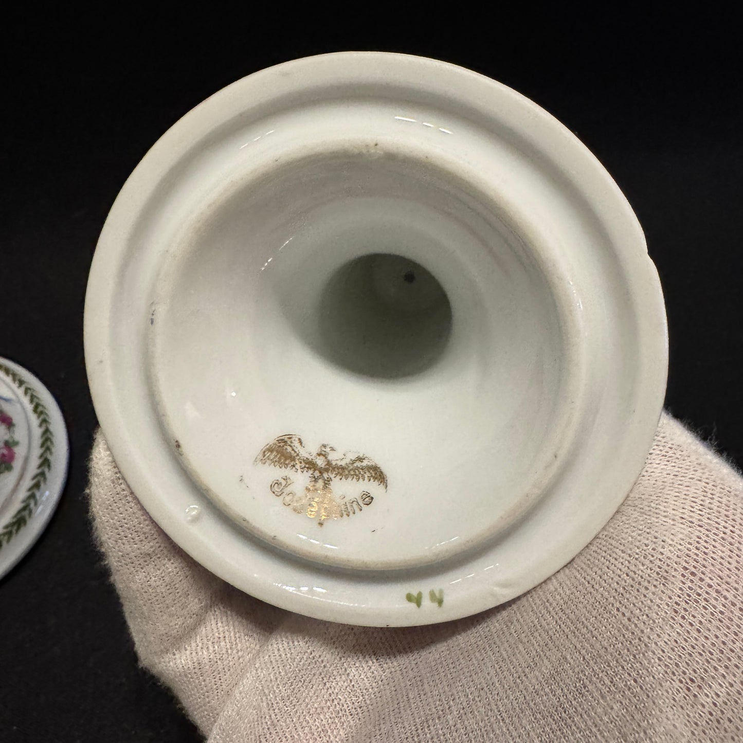 France, ca 1900. Antique Pair of Porcelain Candlesticks