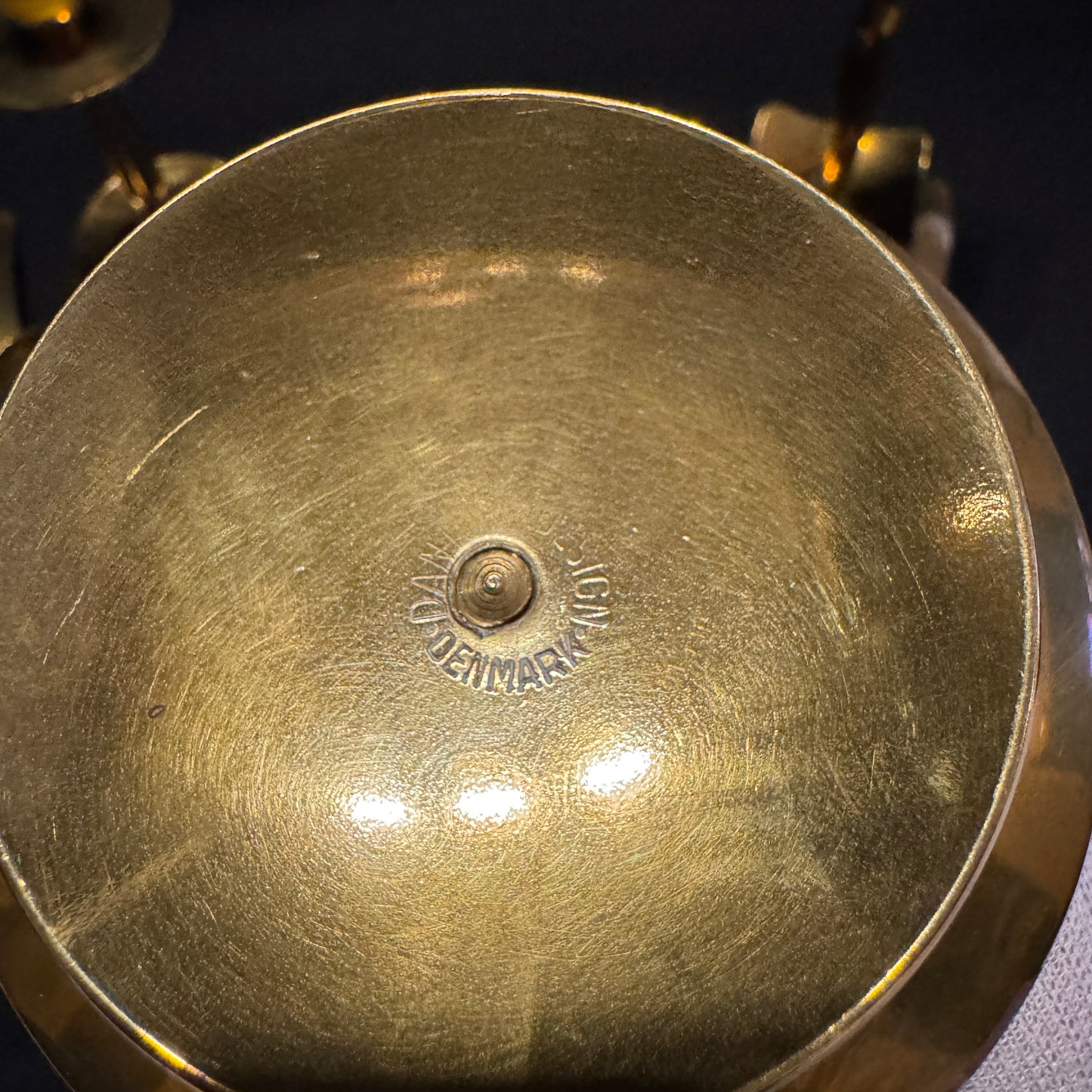 Dantorp Design, Denmark. Vintage 1960-70s. 6 Brass Candlesticks.