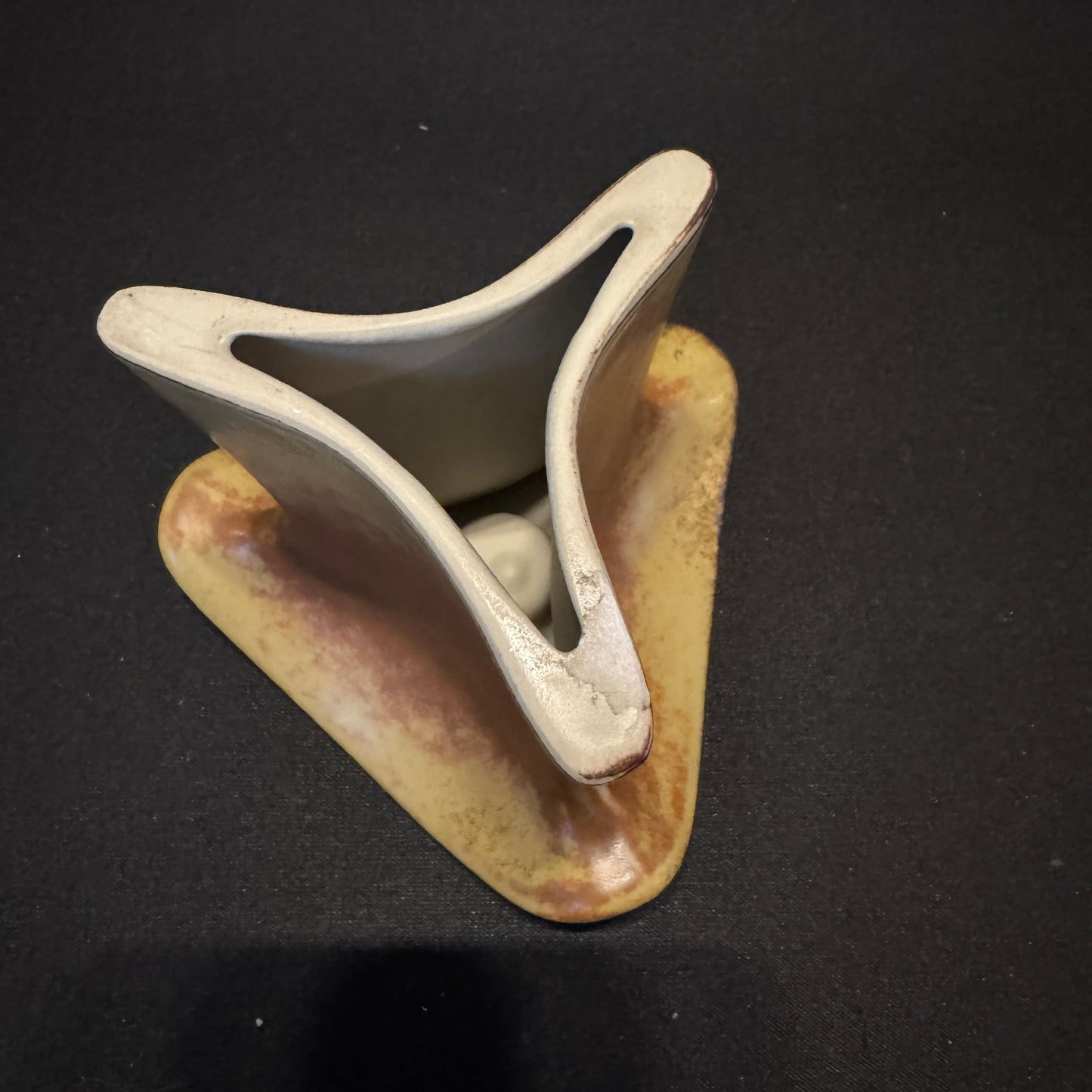 Bertil Lundgren for Röstrand, Sweden 1970s. Vintage Glazed Stoneware Candlestick