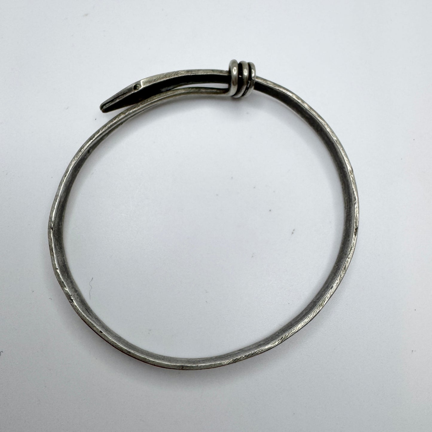 Vintage or Antique Solid Silver Bracelet. Possibly China.