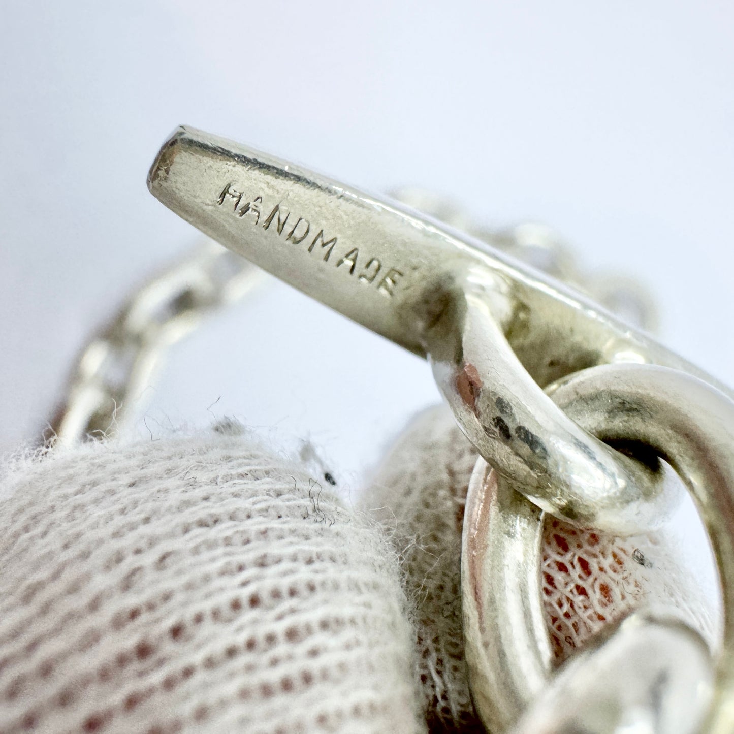 Randers Solvvarefabrik, Denmark. Vintage 1960-70s Sterling Silver Bracelet.