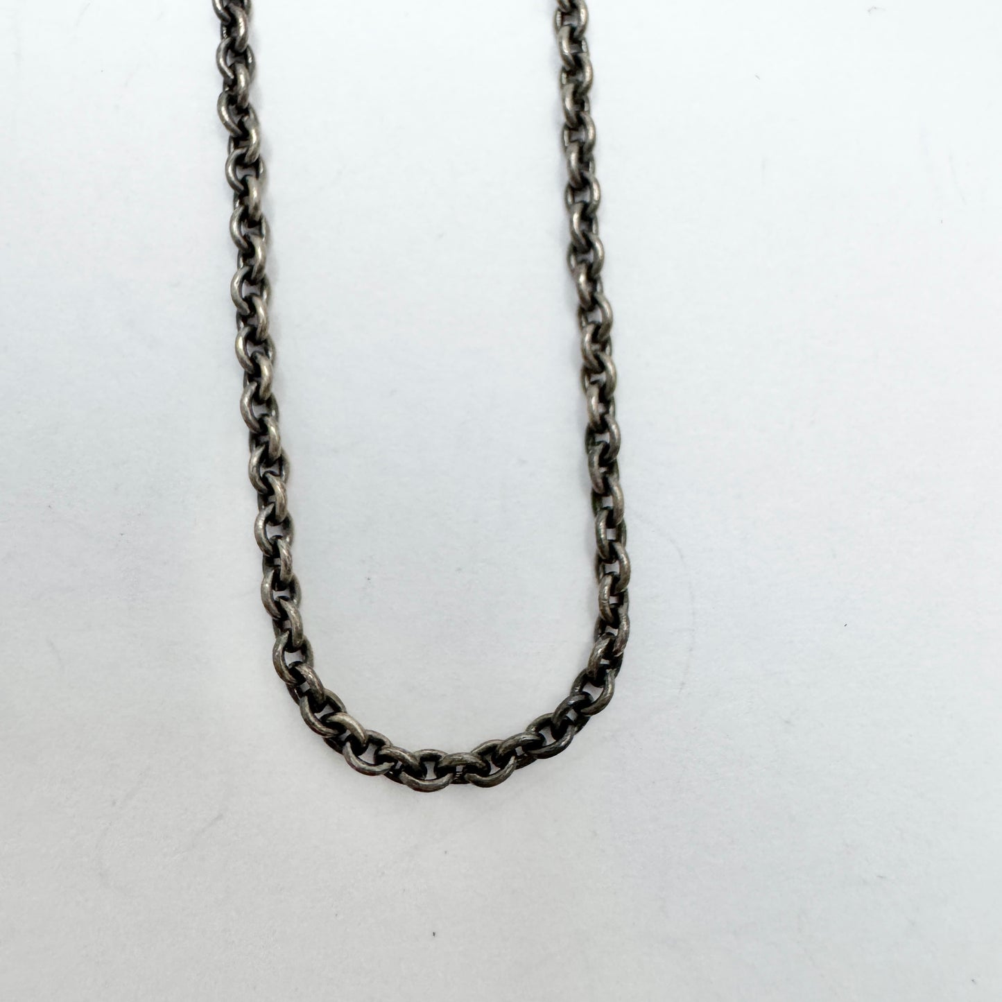 Kalevala Koru, Finland. Vintage Sterling Silver 74cm Chain Necklace.