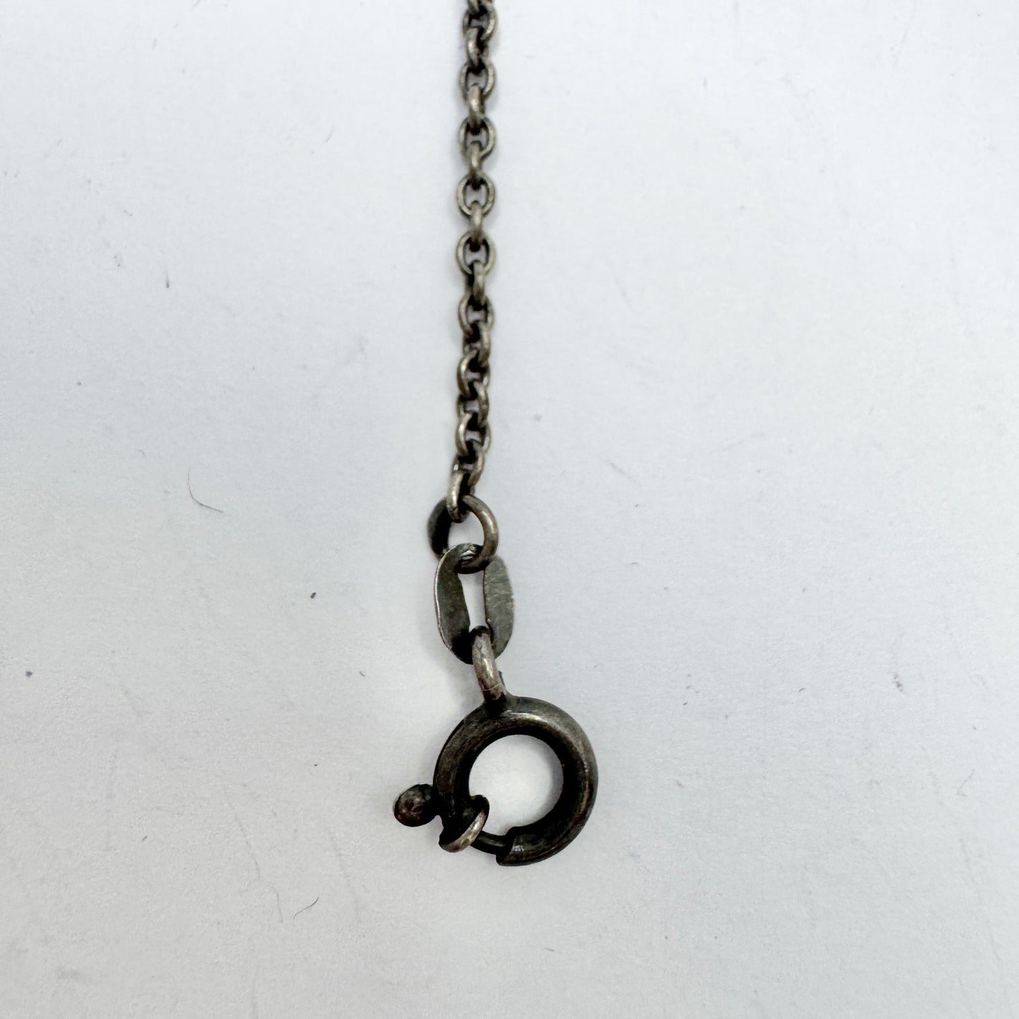 Kalevala Koru, Finland. Vintage Sterling Silver 74cm Chain Necklace.