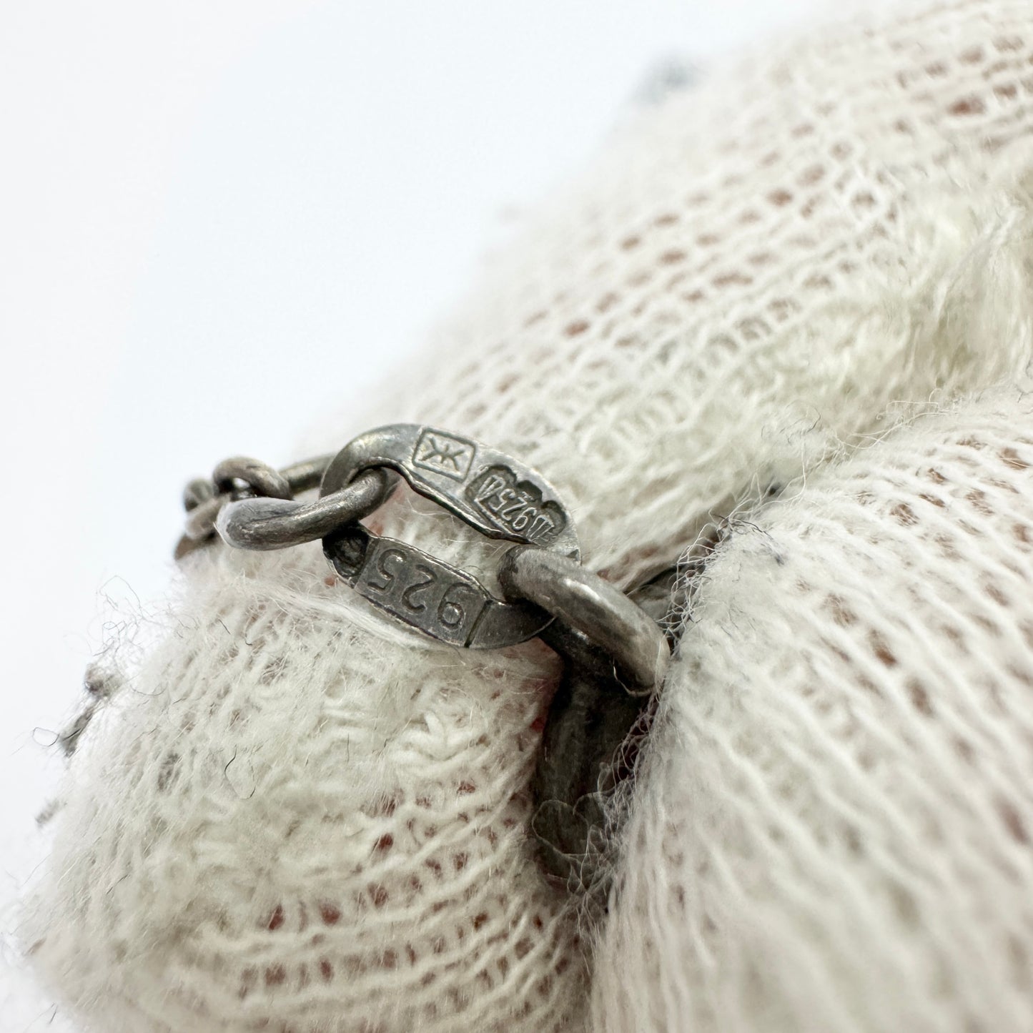 Kalevala Koru, Finland. Vintage Sterling Silver 74cm Chain Necklace.