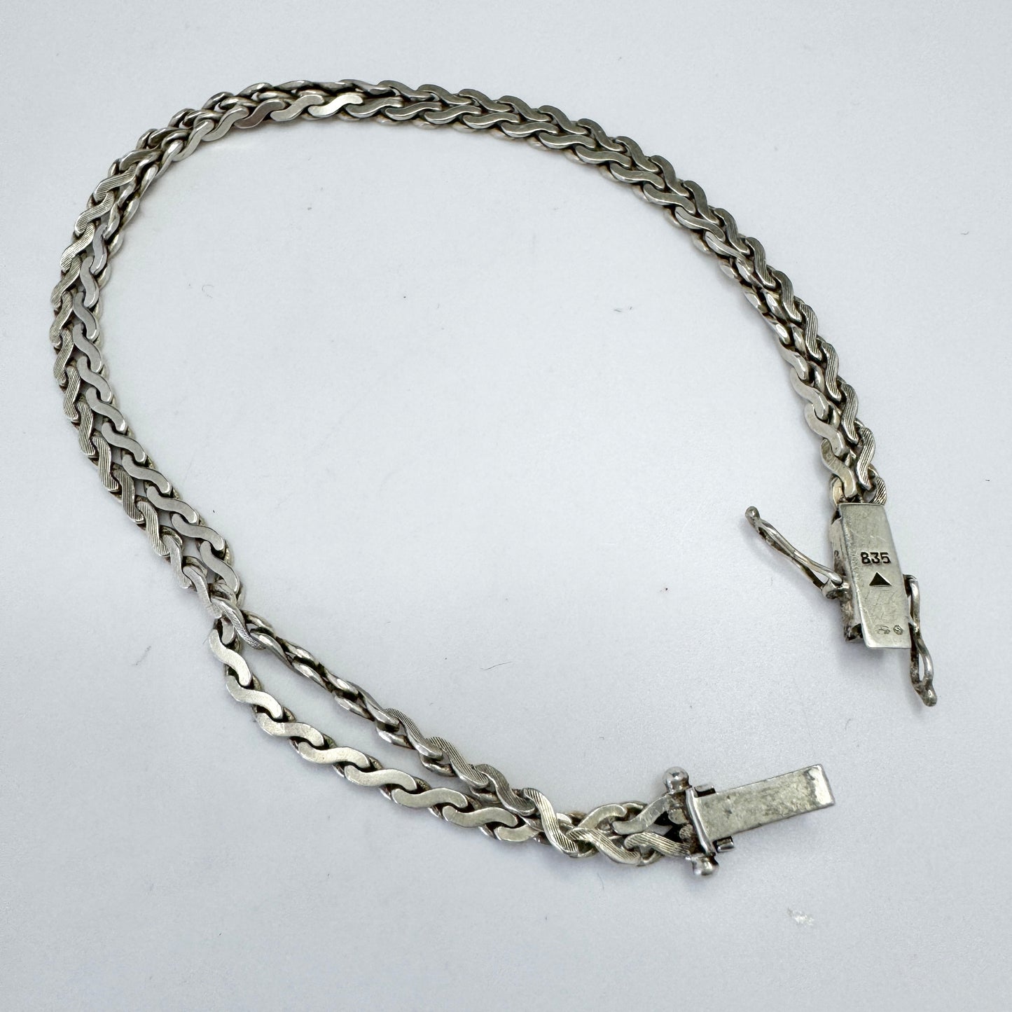 Germany c 1950-60s. Vintage Solid Silver Bracelet.