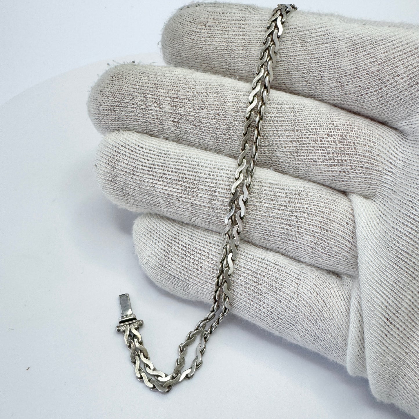 Germany c 1950-60s. Vintage Solid Silver Bracelet.