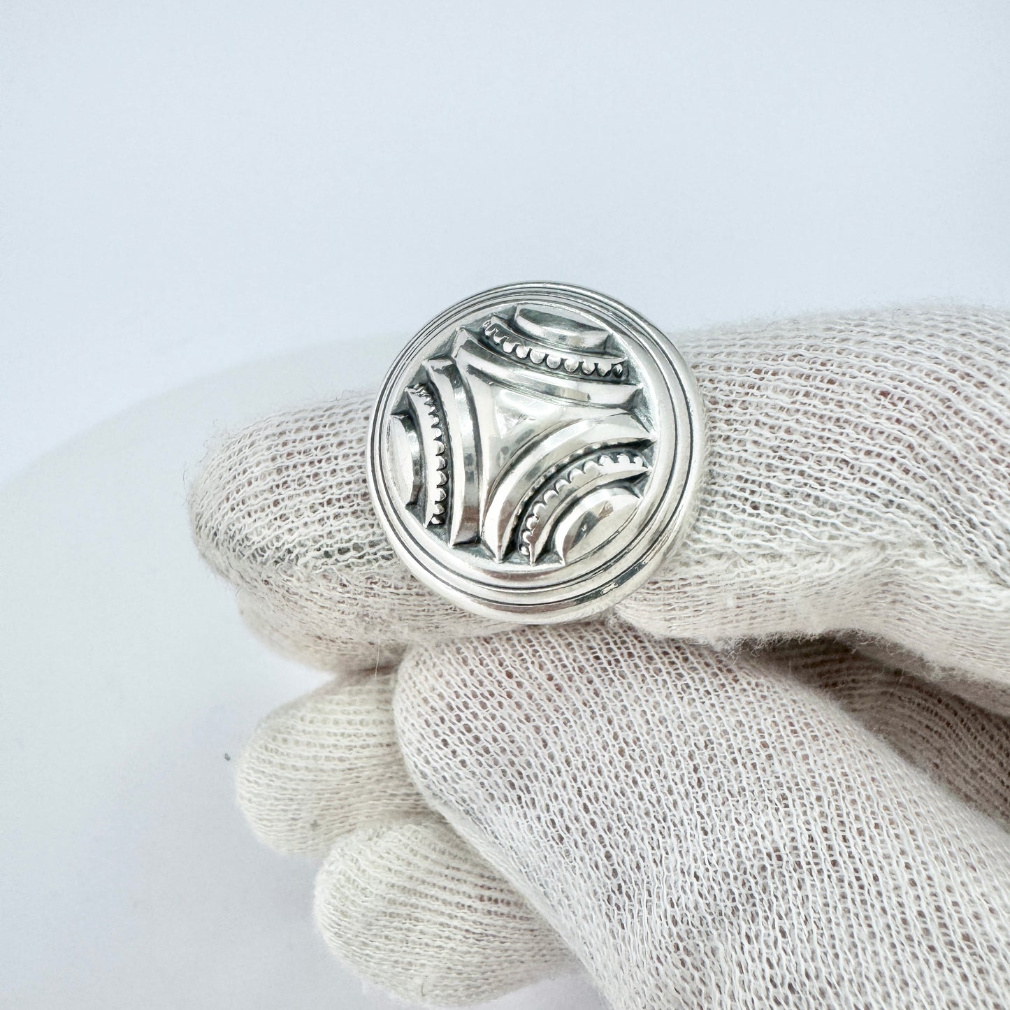 Kalevala Koru, Finland 1993. Vintage Sterling Silver Ring.