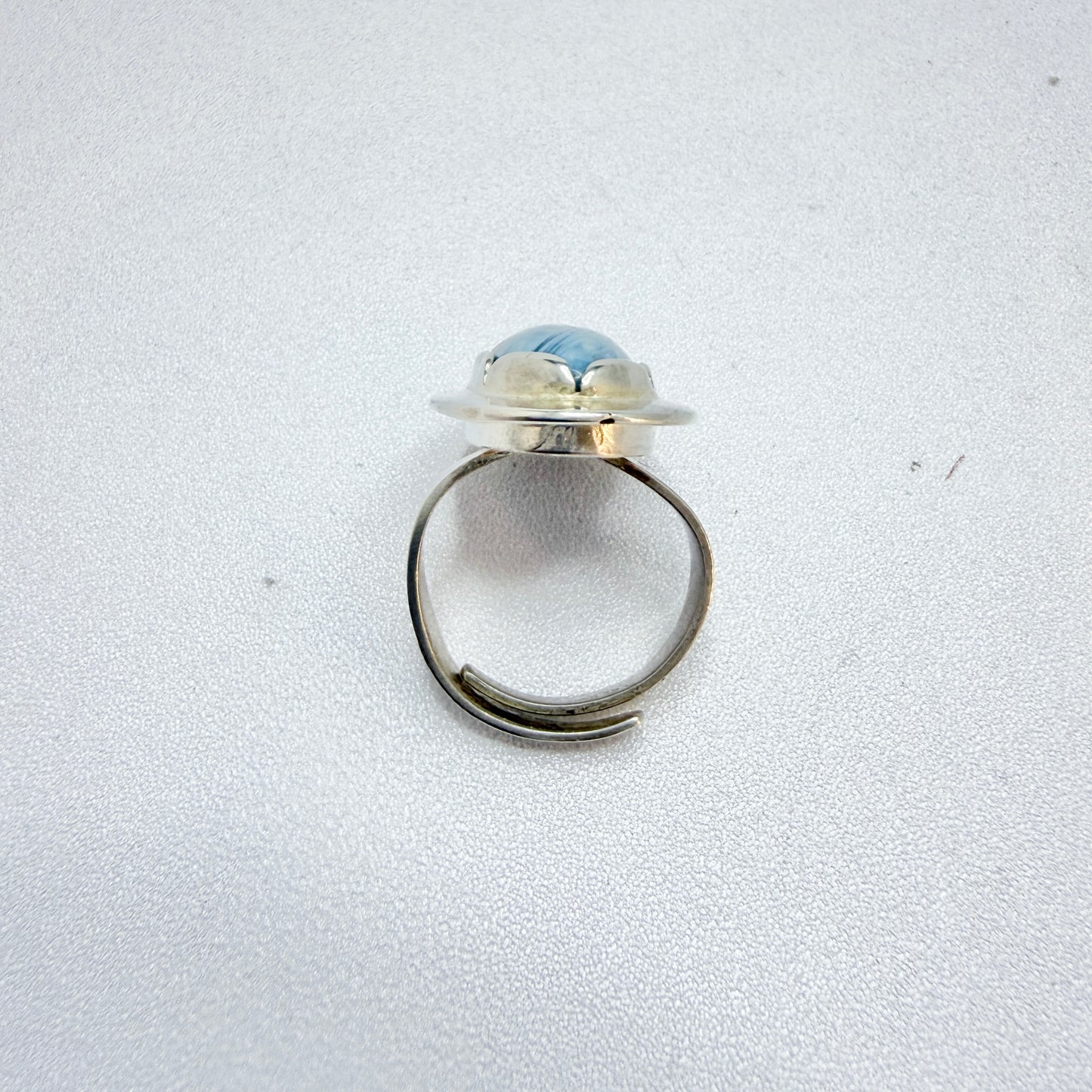 O Nordström, Sweden 1975. Vintage Sterling Silver Bergslagen-stone Ring.