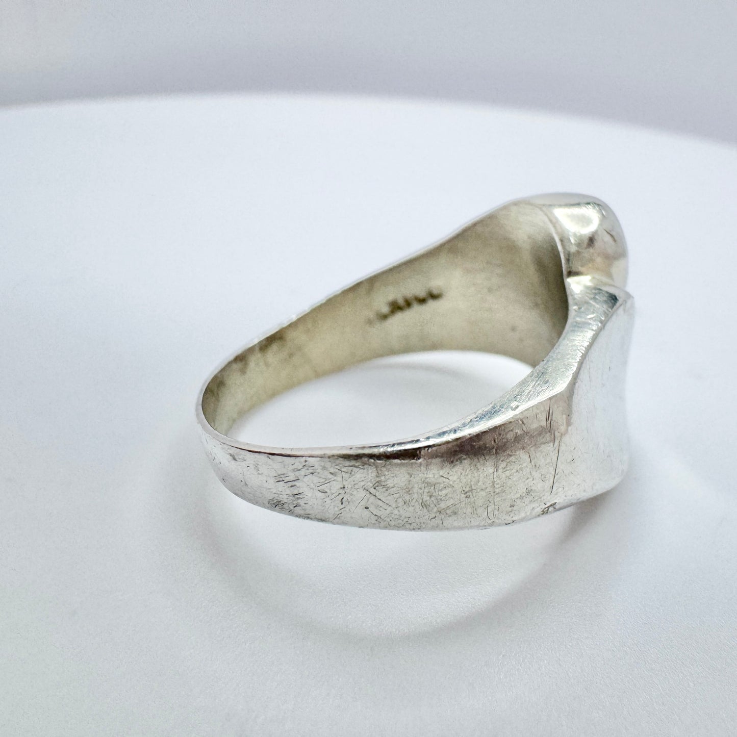 Mexico. Vintage Sterling Silver Unisex Ring.
