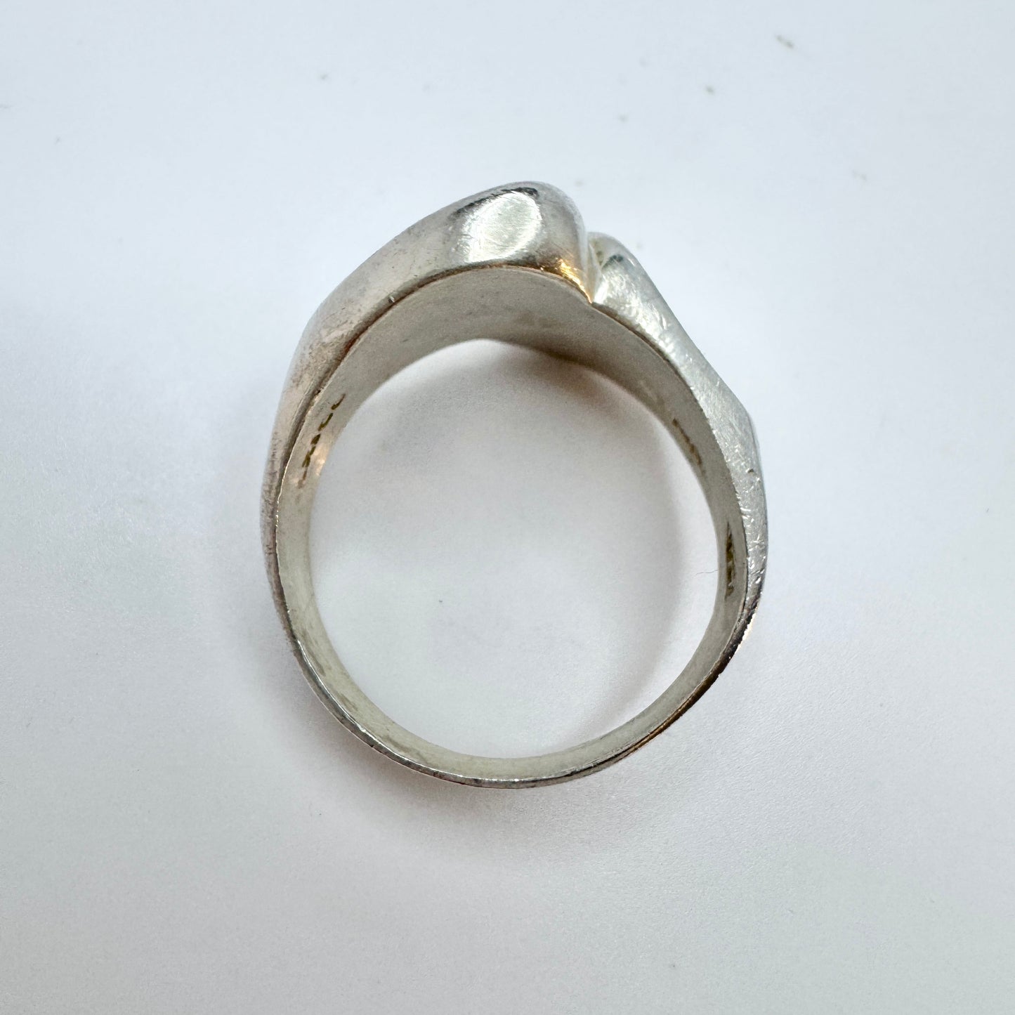Mexico. Vintage Sterling Silver Unisex Ring.