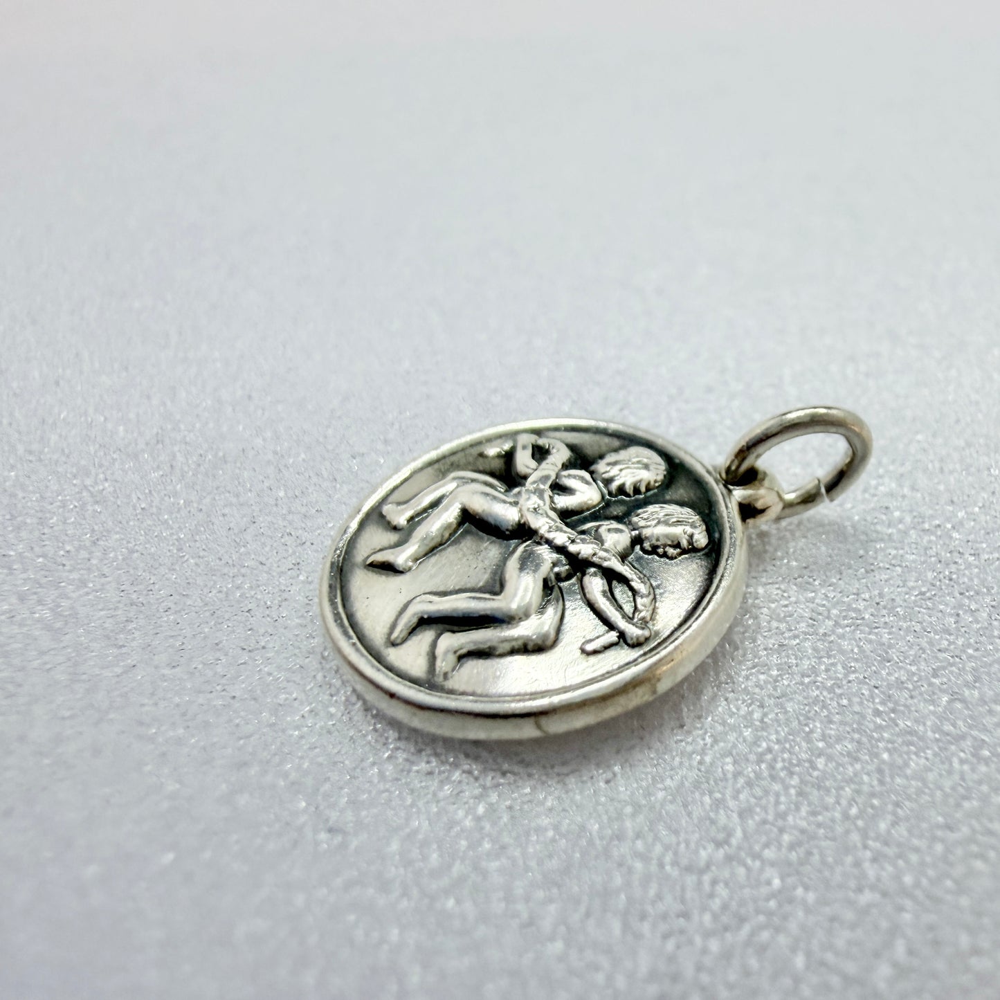 Mema, Sweden 1965. Vintage Sterling Silver Zodiac Gemini Charm