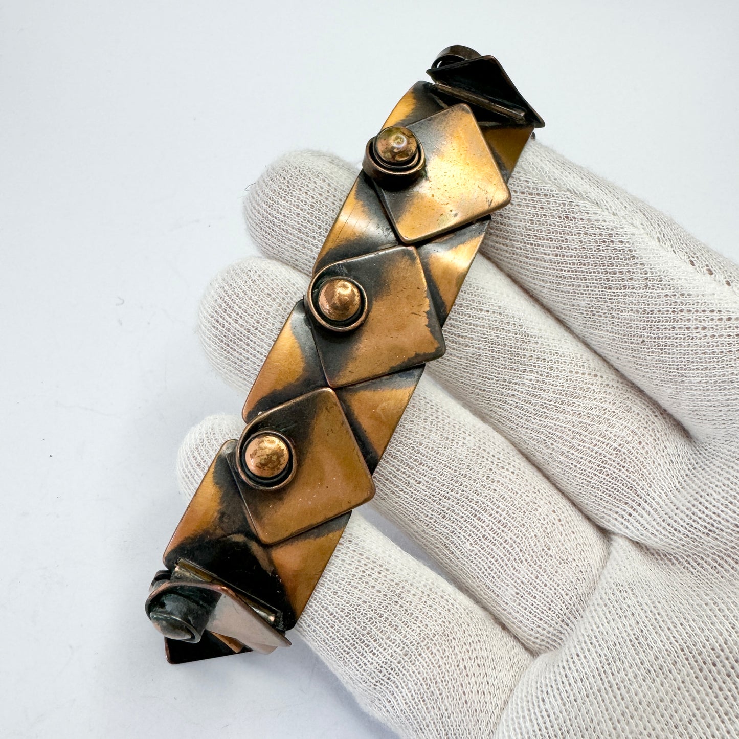 Francisco REBAJES, USA. Vintage Copper Bracelet.