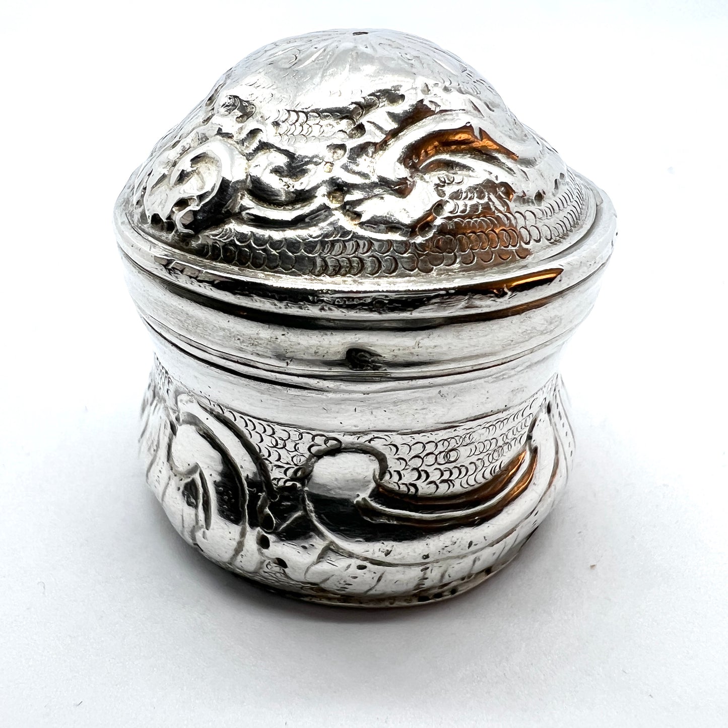 Italy, Kingdom of Sardinia pre 1824. Antique Solid Silver Vinaigrette Box.