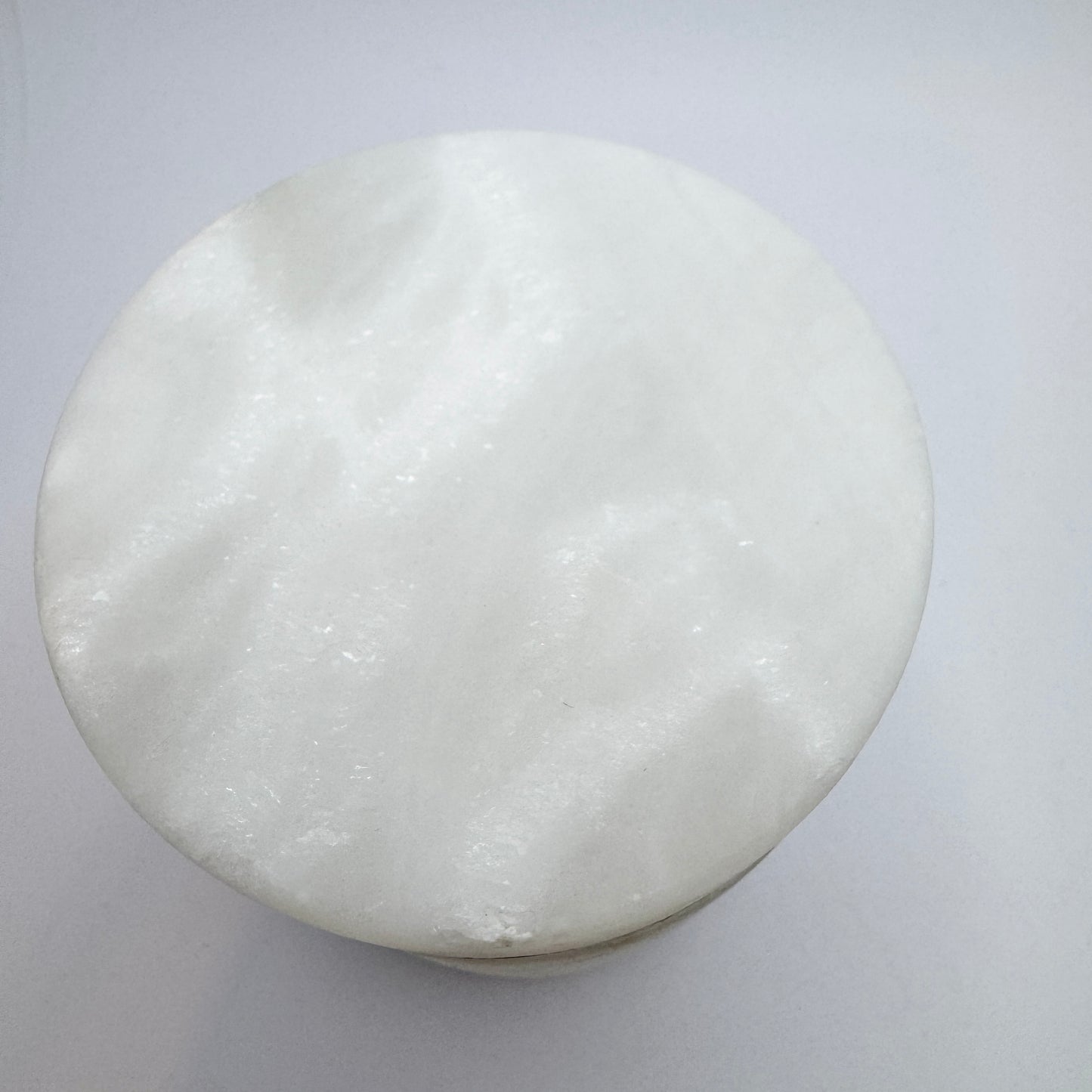 Vintage Mid-Century White Alabaster Hinged Box