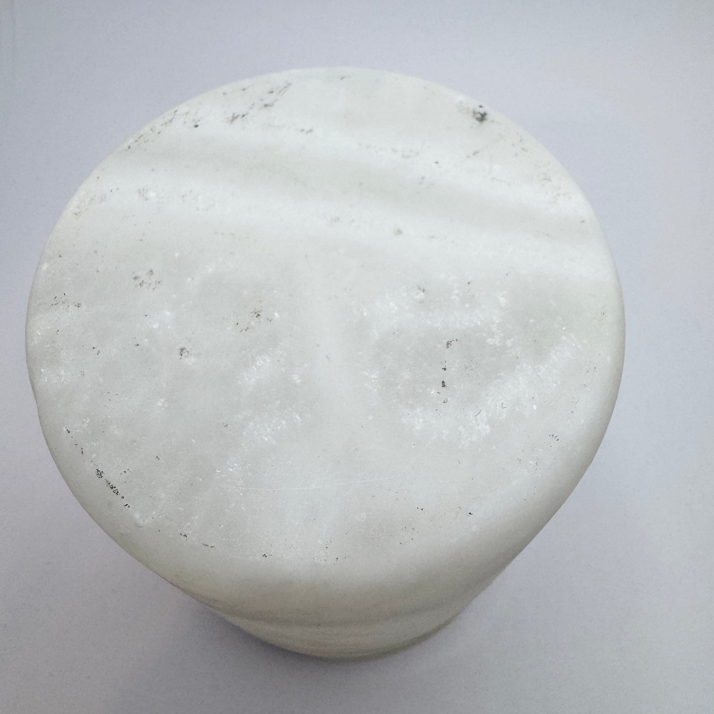 Vintage Mid-Century White Alabaster Hinged Box