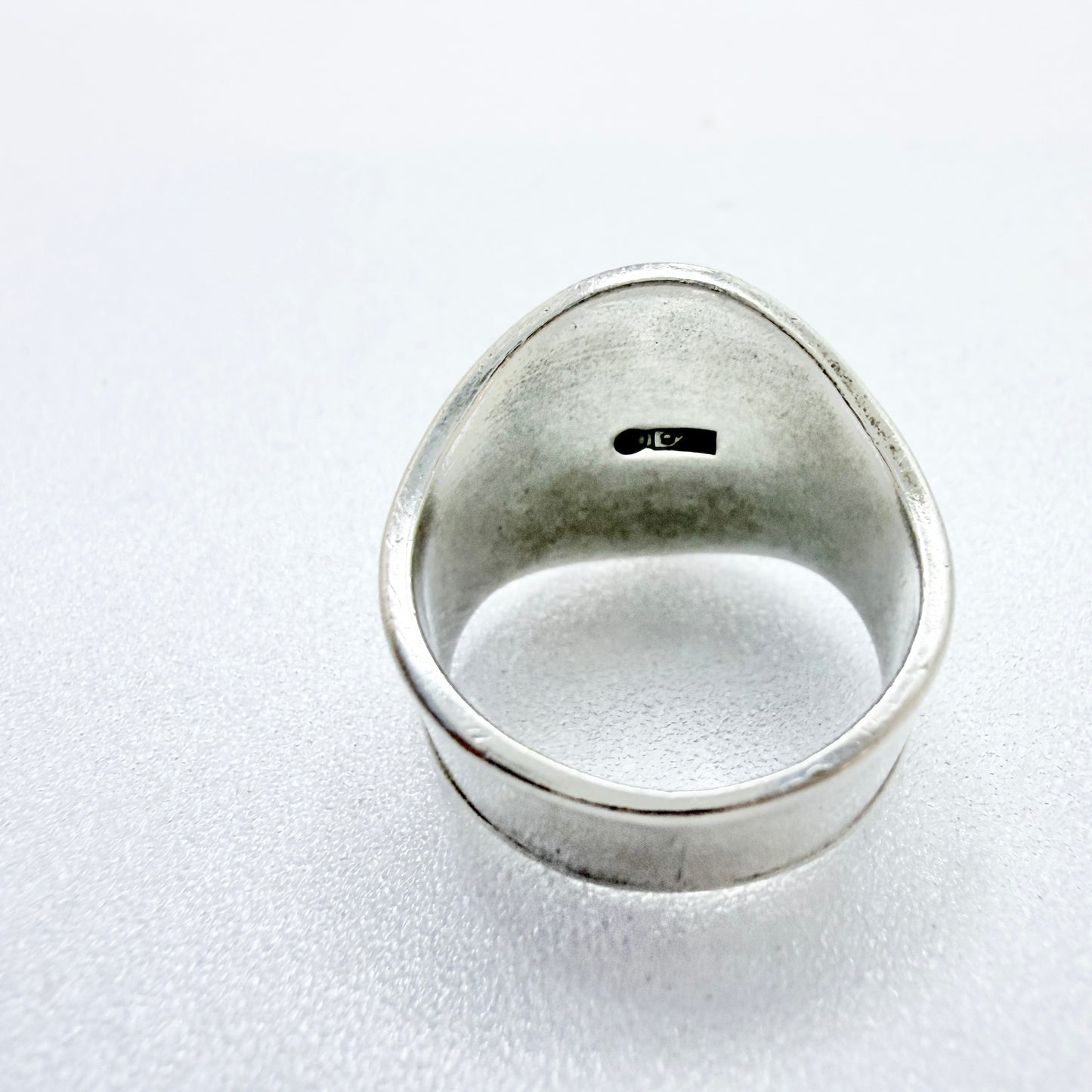 Kalevala Koru, Finland. Vintage Sterling Silver Heart Charm Ring