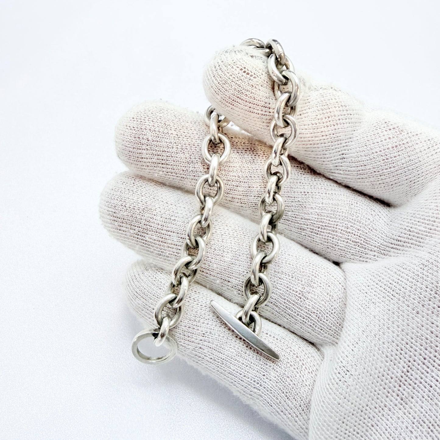 Herman Siersbøl Denmark 1950-60s. Vintage Sterling Silver Bracelet.