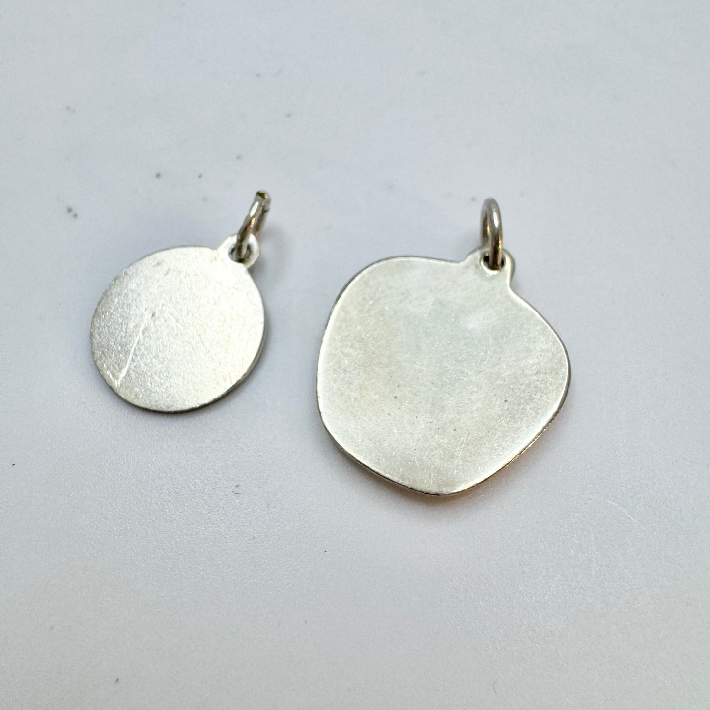 Sweden ca 1960s. Vintage Silver Zodiac Aries Charm + Pendant.