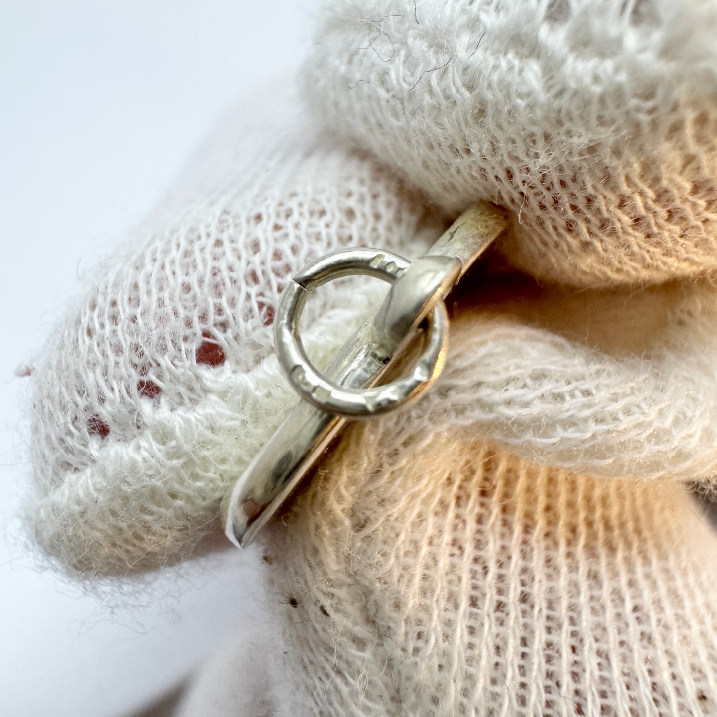 Sweden ca 1960s. Vintage Silver Zodiac Aries Charm + Pendant.