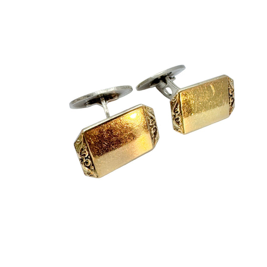Carlsson & Ekstrand, Sweden 1956. Vintage Silver Cufflinks. No Engraving.