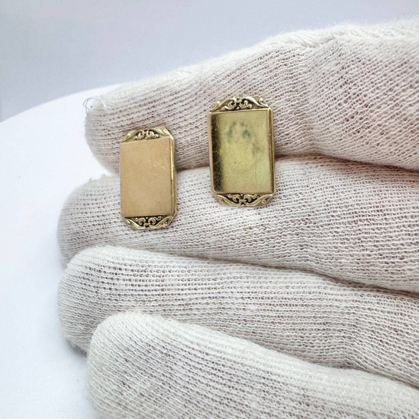 Carlsson & Ekstrand, Sweden 1956. Vintage Silver Cufflinks. No Engraving.