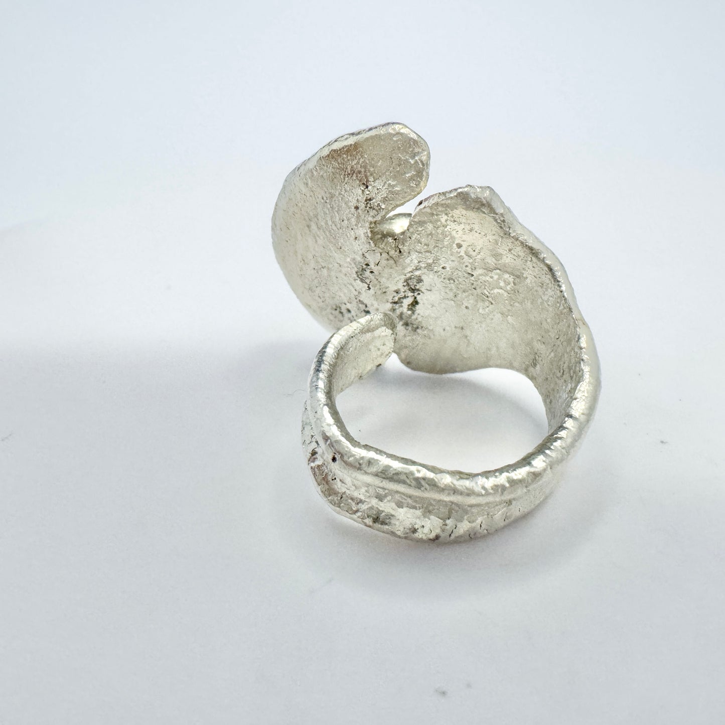 Silversmedjan I Järvsö, Sweden 1977. Vintage Sterling Silver Ring.