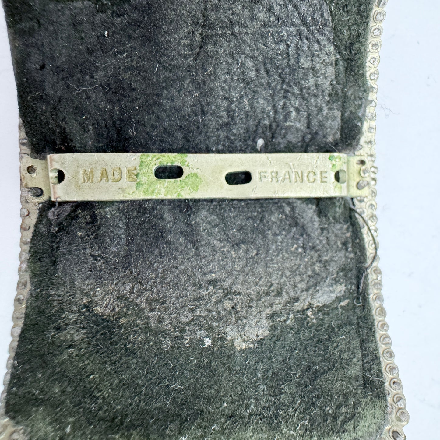 France c 1920s. Art Deco Cut Steel Woman's Shoe Buckles