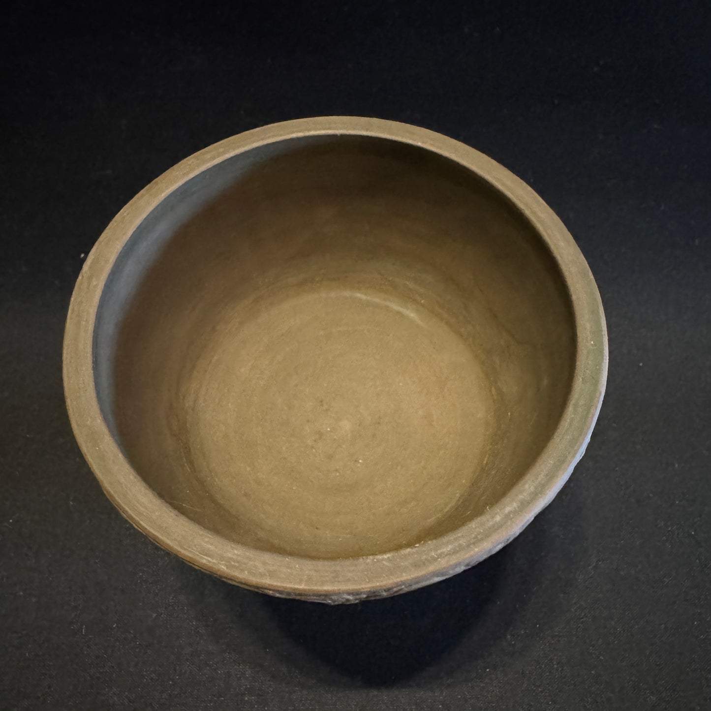L Hjorth, Denmark pre 1927. Antique Terracotta Footed Bowl