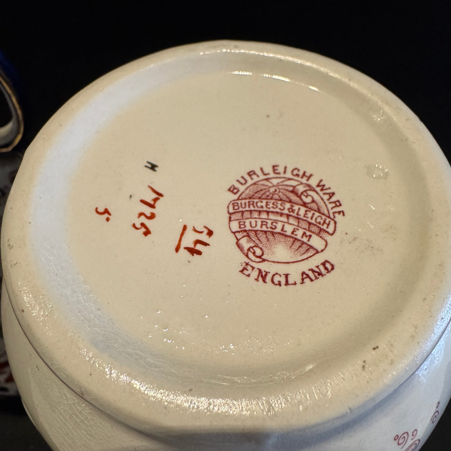 Burgess & Leigh, England. Pair of Vases in Glazed Earthenware.