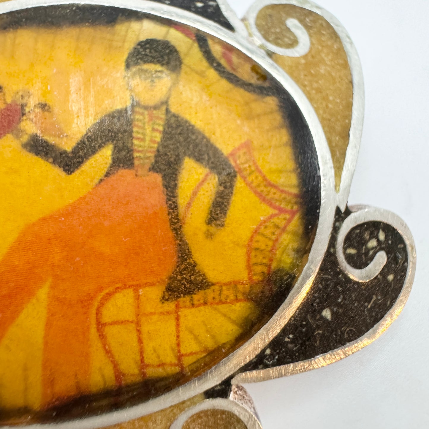 David Urso, USA. Vintage Sterling Silver Brooch.