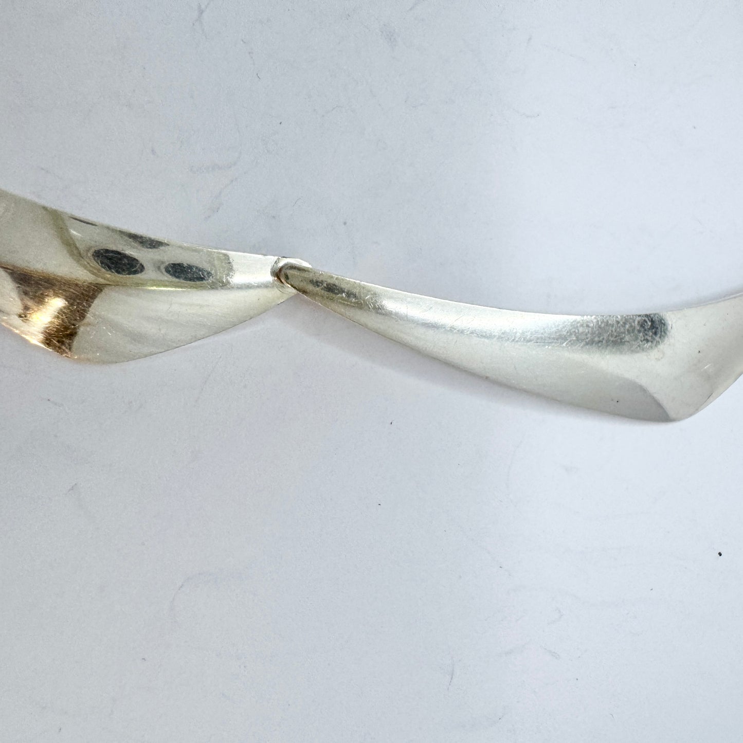 Niels Erik From, Denmark c 1960s. Vintage Sterling Silver Necklace.