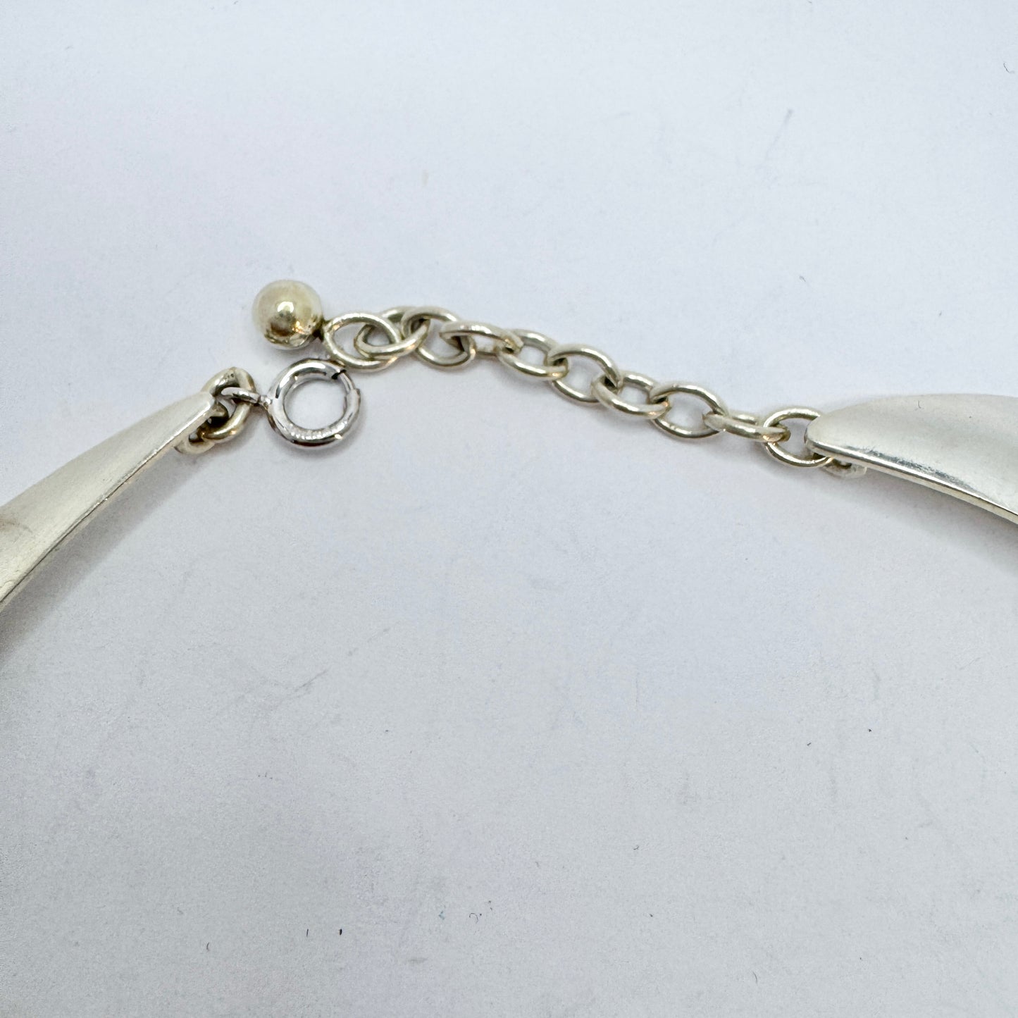 Niels Erik From, Denmark c 1960s. Vintage Sterling Silver Necklace.