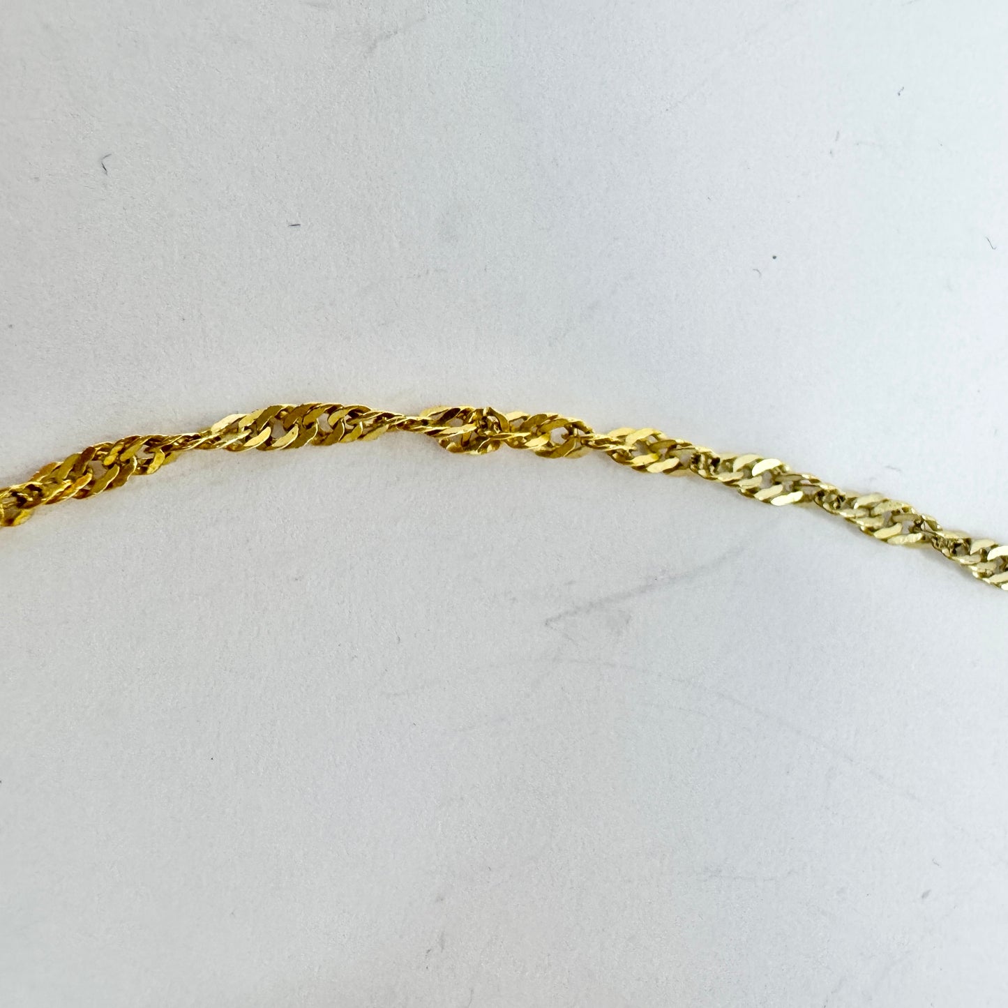 Vintage Sterling Silver Garnet Necklace.