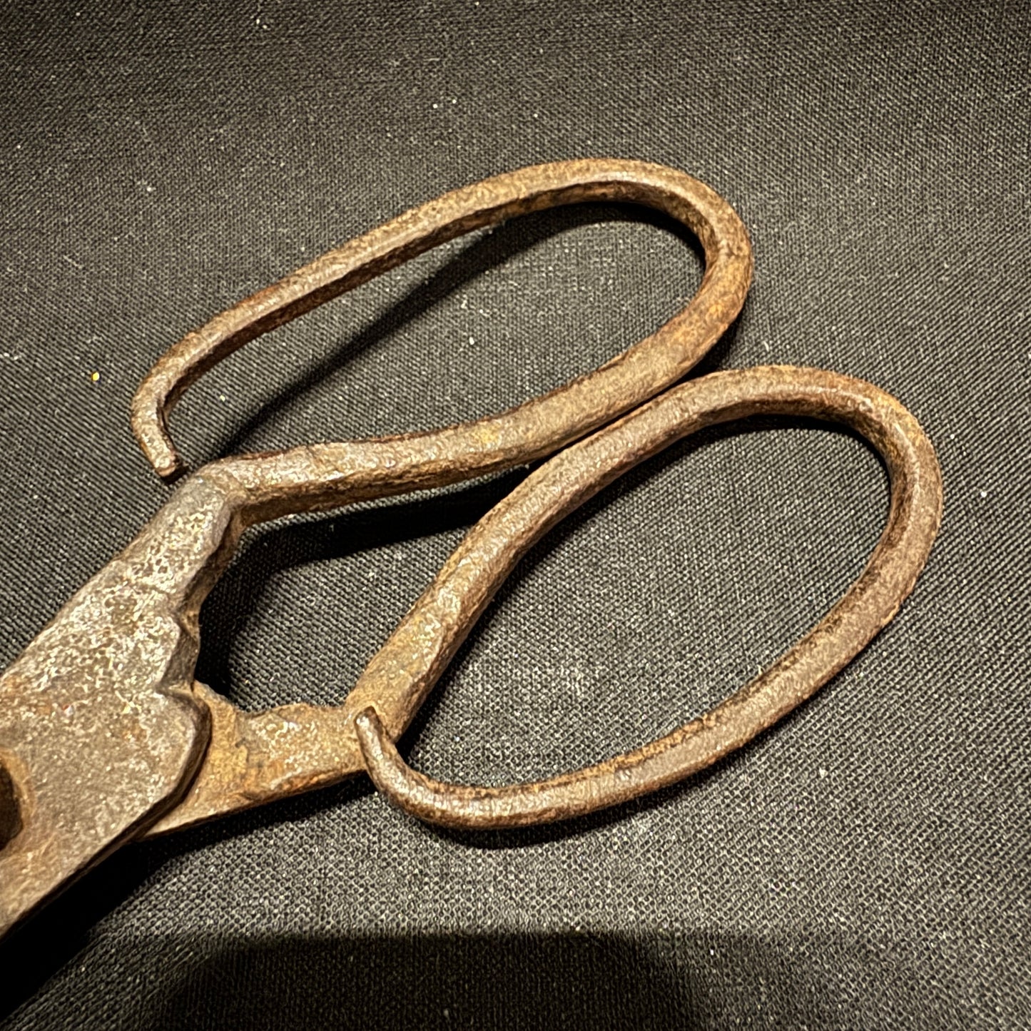 Antique c year 1800. Large Scandinavian Iron Pair of Scissors