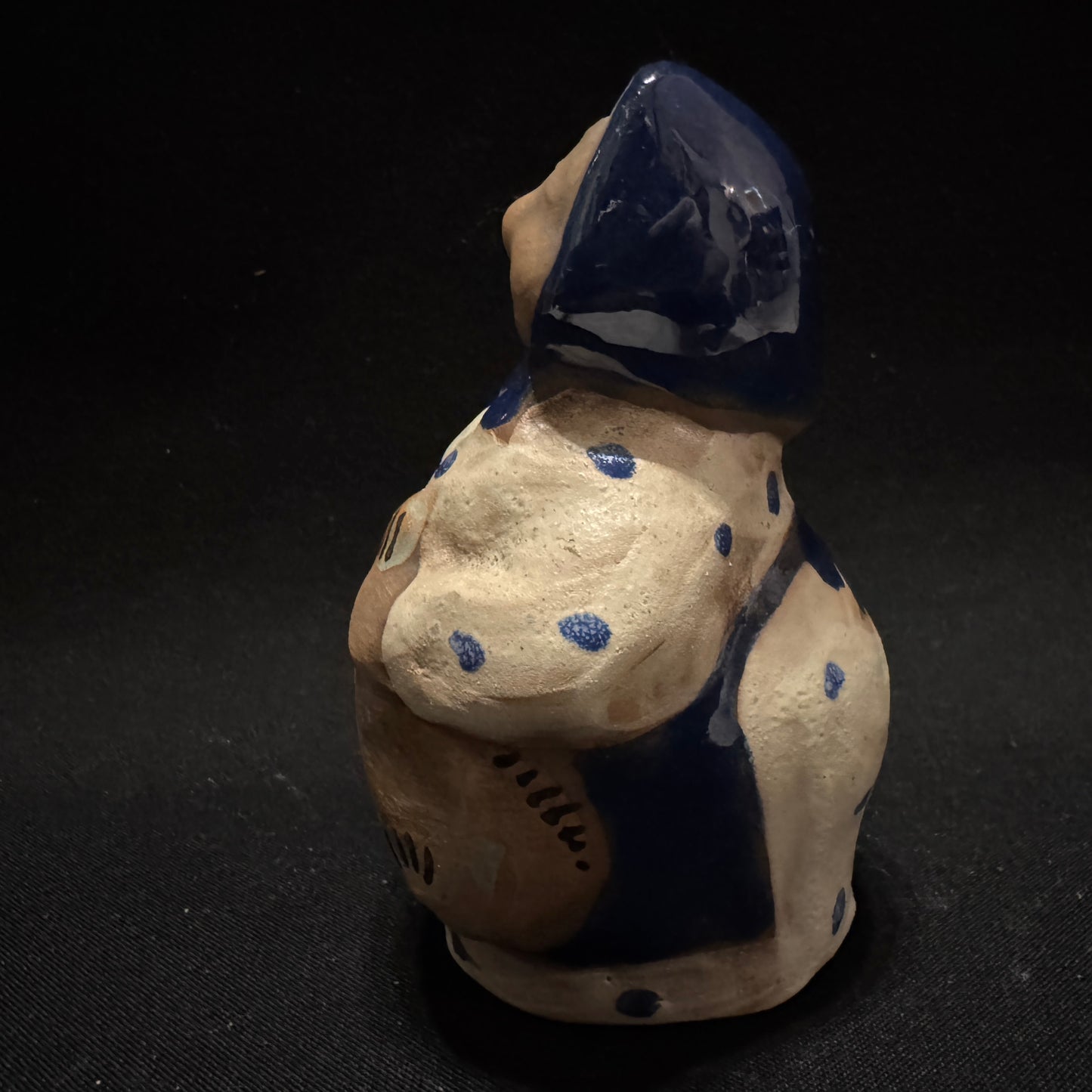 Birgitta Olsson, Sweden. Vintage Ceramic Woman with Fish Figurine.