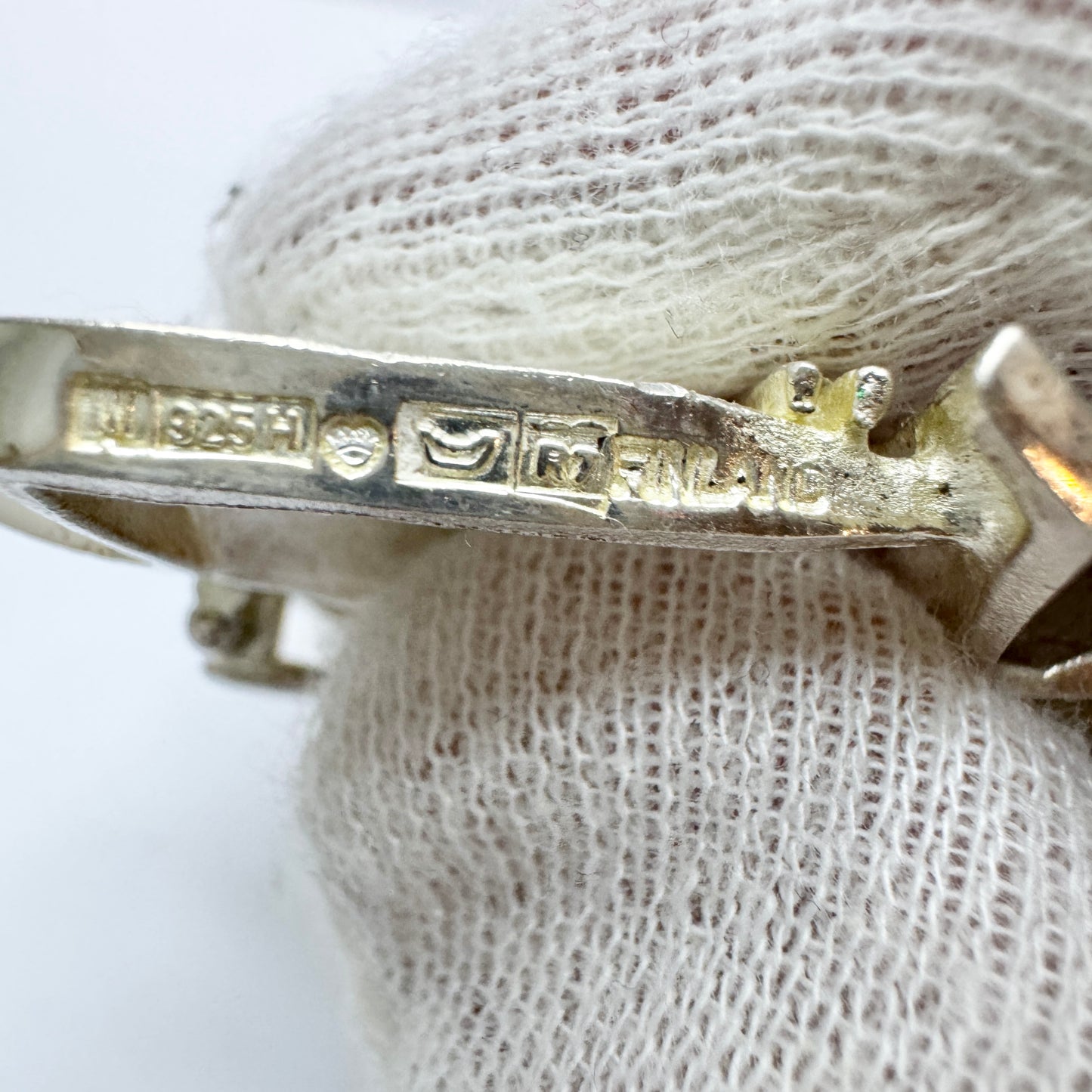 Björn Weckström for Lapponia, Finland year 1970. Vintage Sterling Silver Brooch.