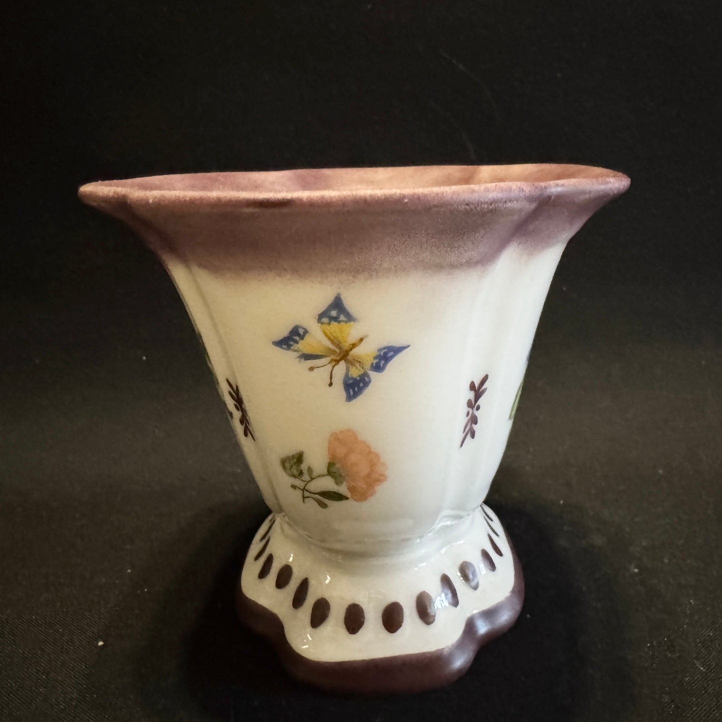 Hutschenreuther, Abteilung für Kunst, Bavaria year 1930. Vintage Porcelain Vase / Planter