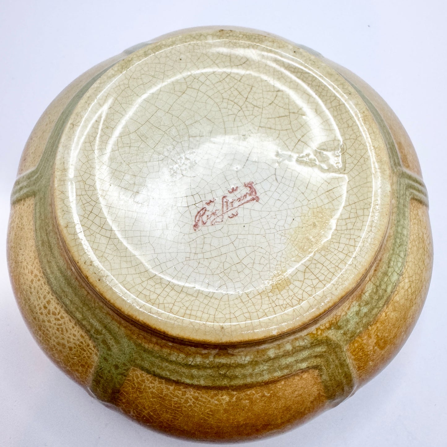 Rörstrand, Sweden 1920s. Art Nouveau Jugendstil Glazed Porcelain Bowl