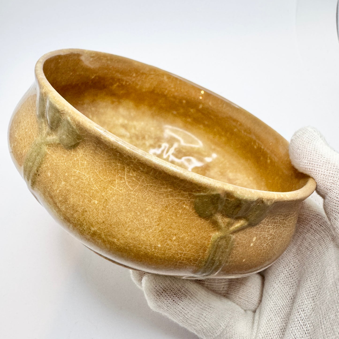 Rörstrand, Sweden 1920s. Art Nouveau Jugendstil Glazed Porcelain Bowl