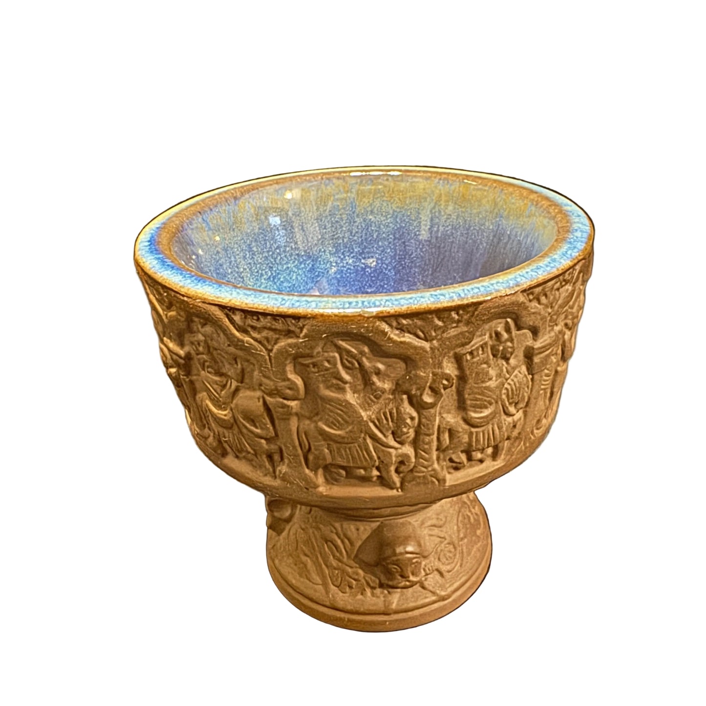 Michael Andersen, Denmark. Vintage Terracotta Footed Bowl